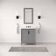 Elizabeth 30'' Cashmere Gray Vanity with Marble Top