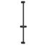 Matte Black 30-Inch Adjustable Shower Slide Bar