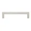 5 in. Satin Nickel Modern Square Cabinet Bar Pulls (10-Pack)