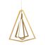 Gianna 24" Gold and Satin Nickel LED Pendant Light