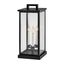 Black Aluminum 3-Light LED Outdoor Pier Mount Lantern