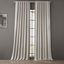 Alabaster Beige Polyester Blackout Puddle Length Drapes