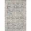 Elegant Gray Oriental 6'x8' Synthetic Area Rug