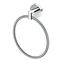 Chrome Circular Wall Mounted Towel Ring