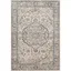 Teagan Natural and Light Grey Rectangular Oriental Area Rug