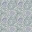 Periwinkle Blue Floral Non-Woven Wallpaper Roll