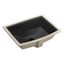 Archer Black Ceramic Undermount Bathroom Sink