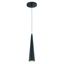 Eurofase Sliver Modern Black 12" LED Pendant Light