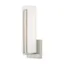 Brushed Nickel Satin White Acrylic LED Vanity Light