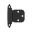 Matte Black Variable Overlay Self-Closing Cabinet Hinges