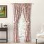 Garnet Cotton Light-Filtering Rod Pocket Curtains with Tiebacks