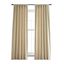 Walnut Beige Linen Room Darkening Curtain Panel 50" x 96"