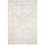 Hand-Knotted Elegance Beige Wool & Silk 4' x 6' Area Rug