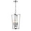 Chrome 11" LED and Incandescent Island Pendant Light