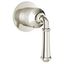 Polished Nickel Wall-Mounted Lever Diverter Valve Trim