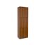 Modern Teak Laminated MDF Wall Mount Linen Cabinet