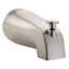 Brushed Nickel Wall Mounted Tub Spout with Diverter