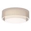 Sanibel 16" White LumaFuse Drum LED Flush Mount Ceiling Light