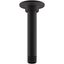 Matte Black Ceiling Mount Shower Arm with Flange