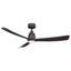 52" Dark Bronze Ceiling Fan with Dark Walnut Blades and Remote