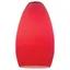 5-Inch Red Frosted Glass Pendant Shade