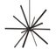 Black Sputnik Sirius LED Chandelier