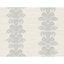 Cove Gray & Alabaster Damask Urban Chic Wallpaper