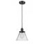 Oil Rubbed Bronze Mini Pendant with Glass Shade