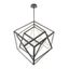 Atlas Black Square Shape LED Pendant Light, Energy Star Certified