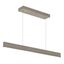 36" Satin Nickel Aluminum LED Linear Pendant Light