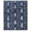 Plush Navy Wool 9' x 12' Hand-Knotted Rectangular Area Rug