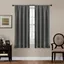 Gray Geometric Thermal Blackout Curtain Panel 50" x 63"