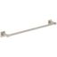 Satin Nickel 24" Wall-Mounted Metal Towel Bar