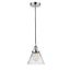 Edison 10'' Polished Chrome Mini Pendant with Clear Glass