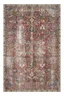 Vintage Merlot Multi-Color Synthetic Easy Care Area Rug 2'-3" x 3'-9"