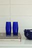 Cobalt Blue Borosilicate Glass Drinking Set, 6 oz, Set of 2