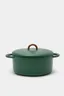 Broccoli Green 3.5-Qt Enameled Cast Iron Dutch Oven