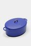 Blue Oval Enameled Cast Iron Dutch Oven 6.75-Quart