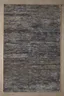 Blue Hand-Knotted Abstract Wool and Cotton Rug 2' x 3'