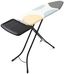 Freestanding Ironing Board with Steam Unit Holder and Multicolor Cover