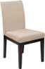 High Back Linen Upholstered Parsons Side Chair