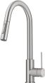 Stainless Steel Pull-Down Single Handle Kitchen Faucet