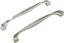 Satin Nickel 8 1/4" Modern Bar Cabinet Pulls with Mounting Hardware