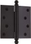 Oil-Rubbed Bronze 4-Inch Square Corner Door Hinge