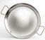 Garcima 15-Inch Stainless Steel Paella Pan with Gold Handles