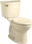 Bone High Efficiency Elongated Two-Piece Toilet with Handle