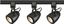 Nuvo Black 3-Light LED Track Kit with 4 ft H-Style Track