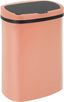 Pink Plastic Touchless Rectangular Kitchen Trash Can