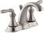 Devonshire Brushed Nickel 4" Centerset Bathroom Faucet