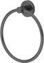 Matte Black Wall Mounted Minimalist Towel Ring